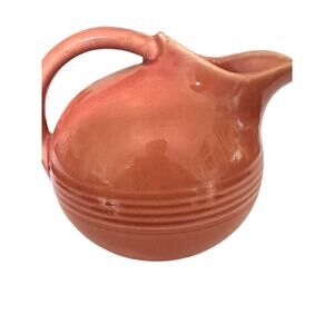 Vintage Homer Laughlin Harlequin Rose Novelty Small Ball Creamer EUC